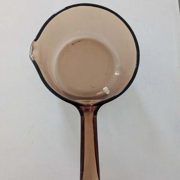 Corningware Pyrex Vision Amber Pot 1L Vintage USA - Picture 2 of 6